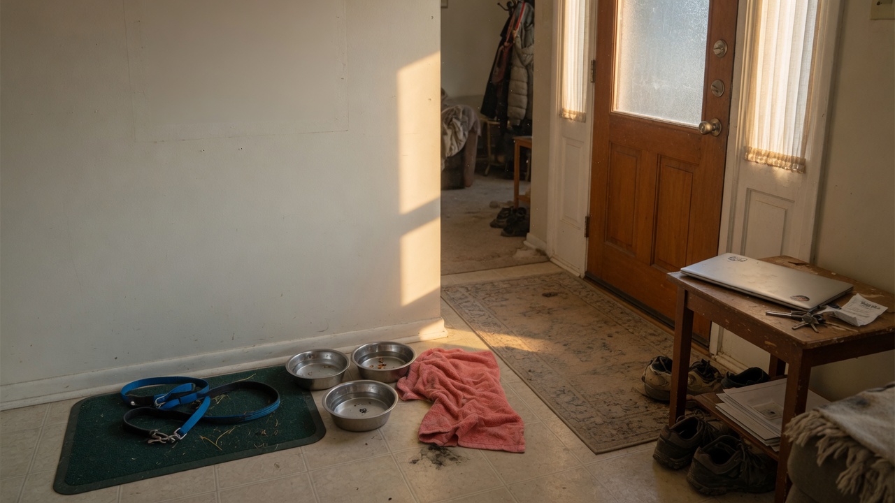 Household Pets OS — visual representation of the Home path