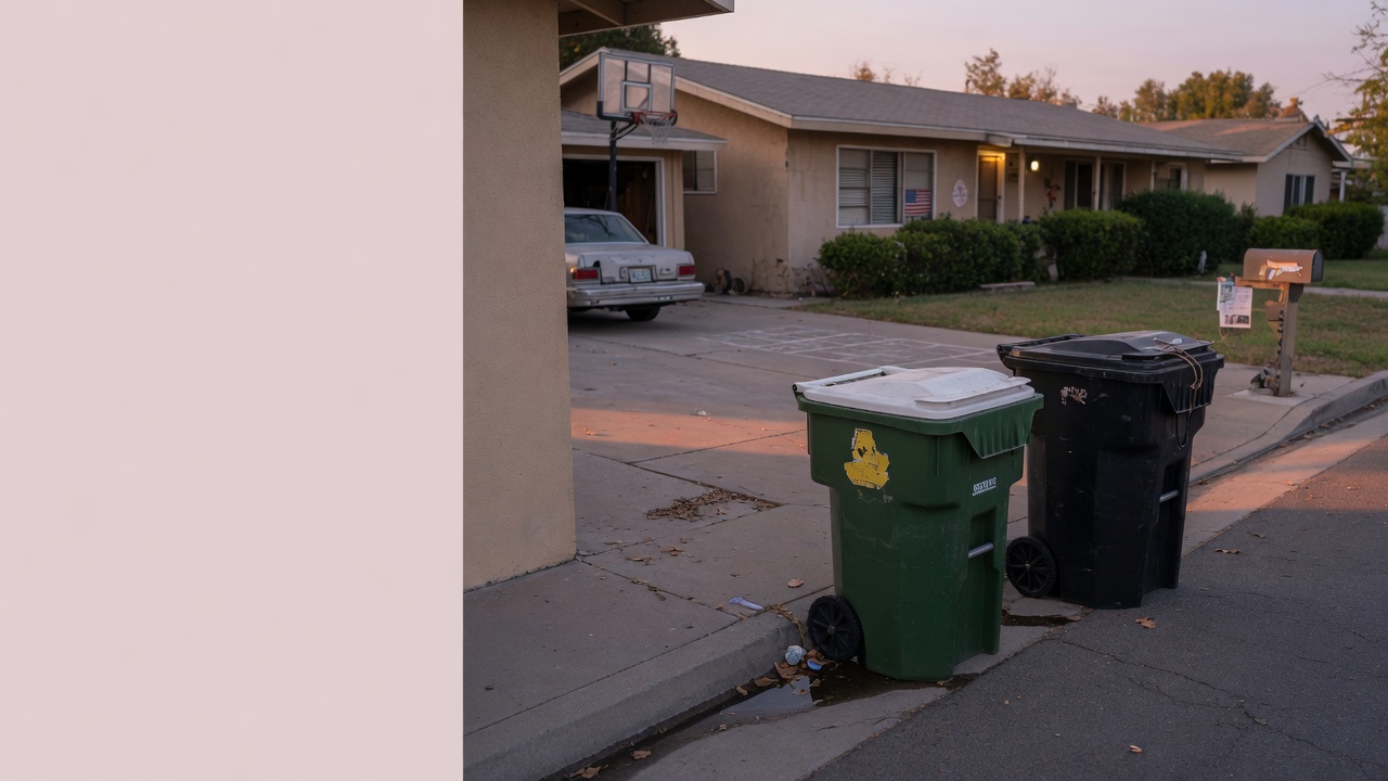 Yard & Bins OS — visual representation of the Home path